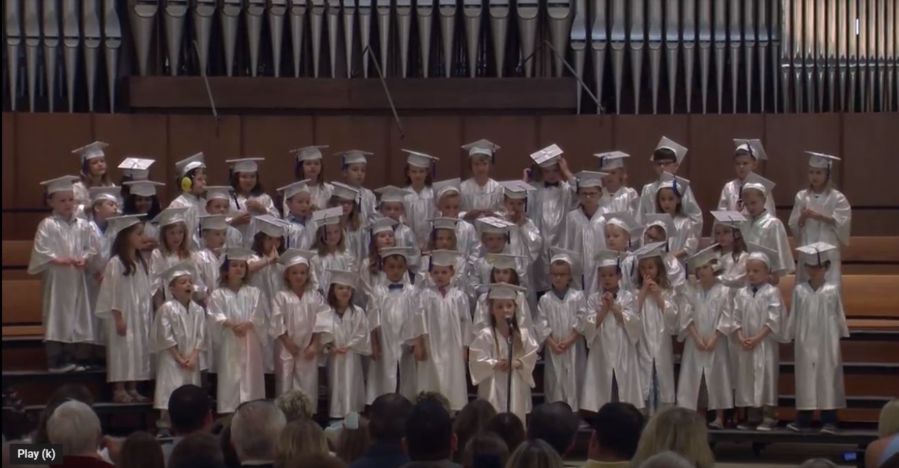 Kinder graduation video link