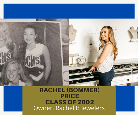 Rachel (Bommer) Price, Class of 2002, Owner, Rachel B Jewelers
