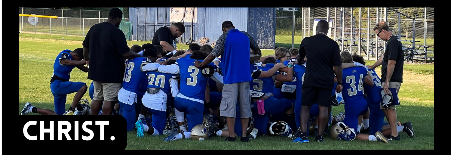 football team praying